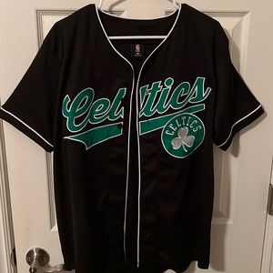 Boston Celtics Baseball-Style Jersey NWOT